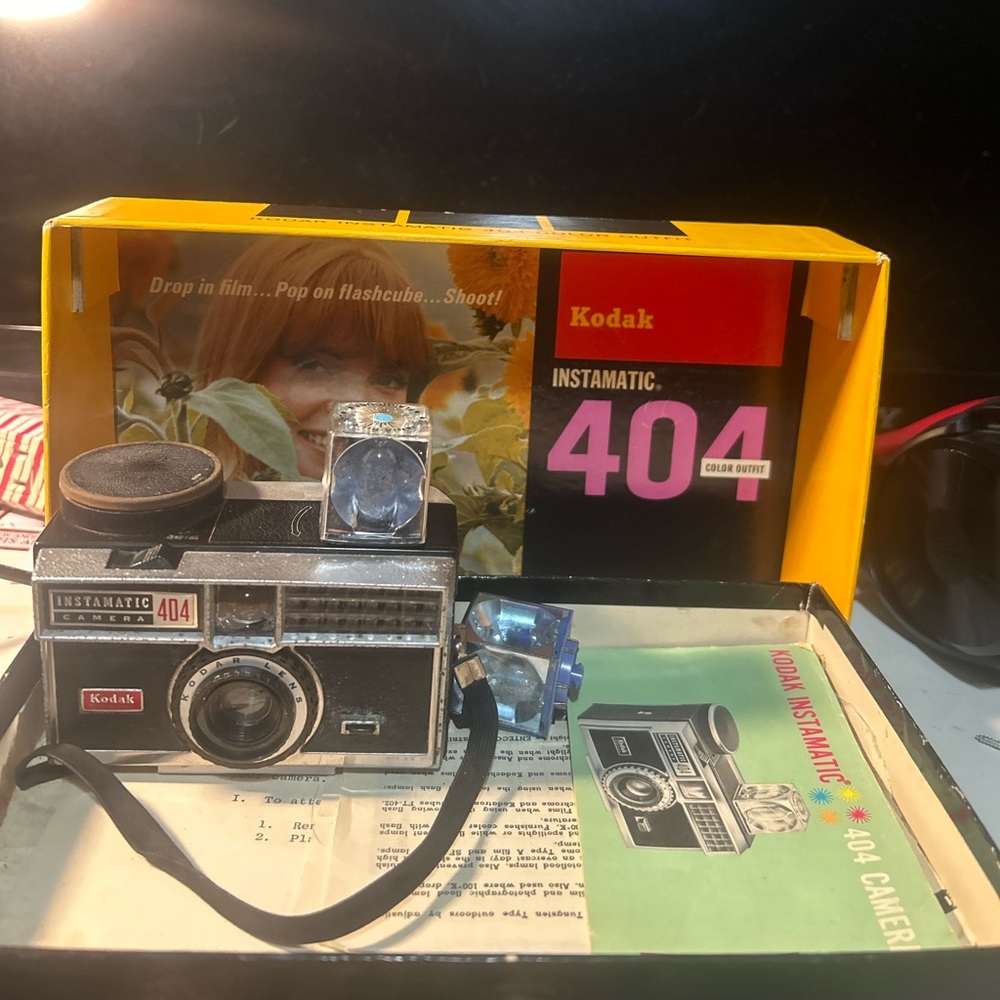 Vintage Kodak instamatic 404 #vintage